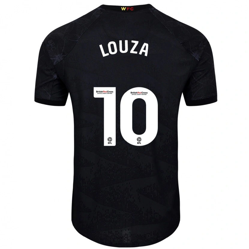 Danxen Donna Maglia Imrân Louza #10 Nero Bianco Kit Gara Away 2024/25 Maglietta