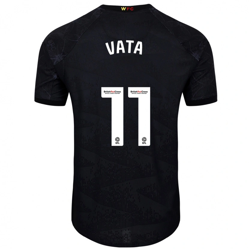 Danxen Donna Maglia Rocco Vata #11 Nero Bianco Kit Gara Away 2024/25 Maglietta