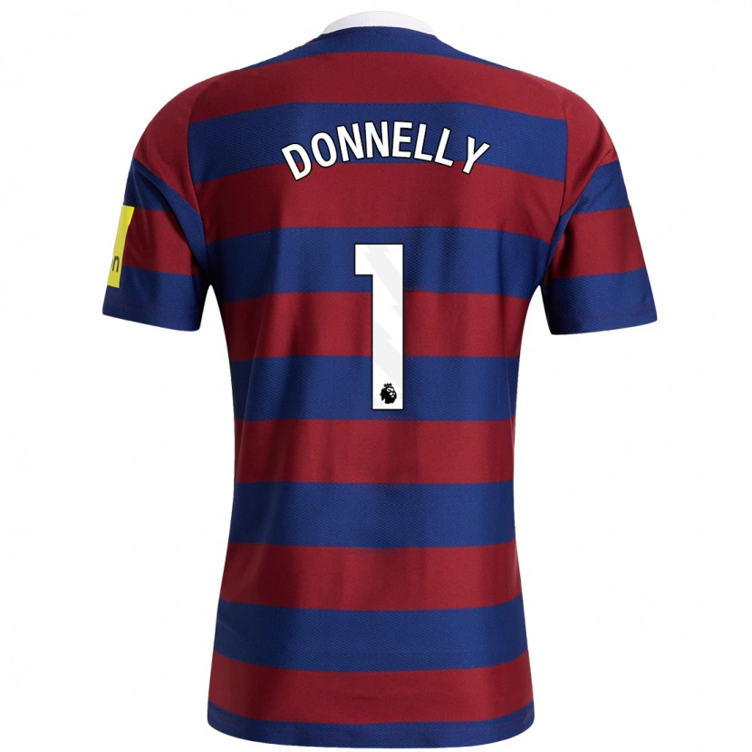 Danxen Donna Maglia Grace Donnelly #1 Borgogna Blu Navy Kit Gara Away 2024/25 Maglietta