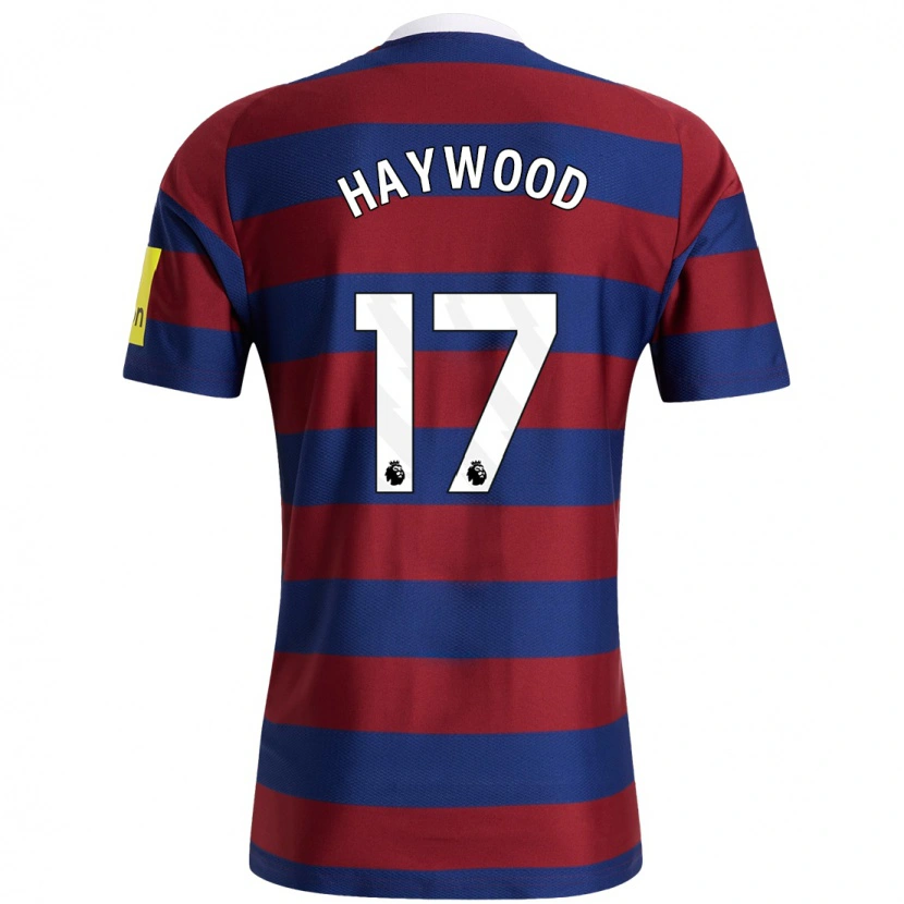Danxen Donna Maglia Sophie Haywood #17 Borgogna Blu Navy Kit Gara Away 2024/25 Maglietta