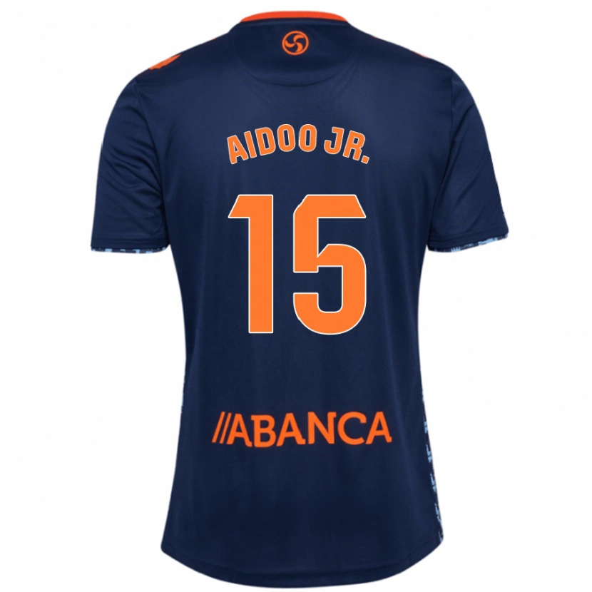 Danxen Donna Maglia Joseph Aidoo #15 Blu Navy Kit Gara Away 2024/25 Maglietta