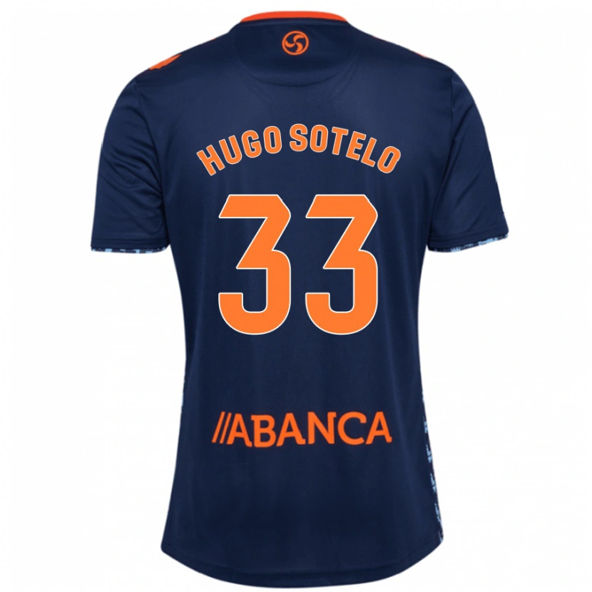 Danxen Donna Maglia Hugo Sotelo #33 Blu Navy Kit Gara Away 2024/25 Maglietta