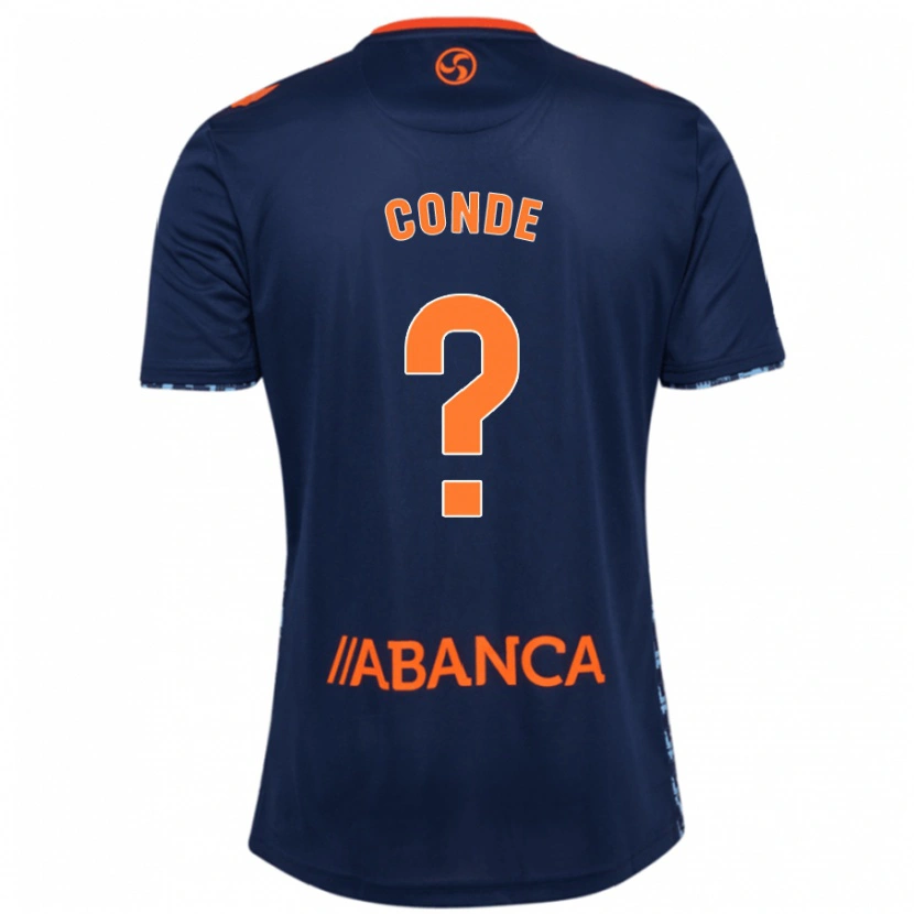 Danxen Donna Maglia Miguel Conde #0 Blu Navy Kit Gara Away 2024/25 Maglietta
