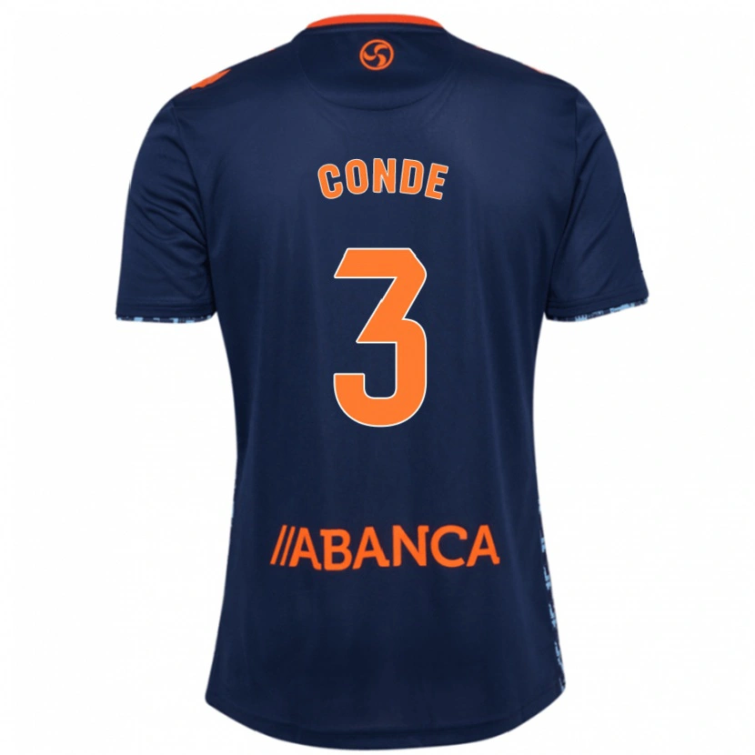 Danxen Donna Maglia Tincho Conde #3 Blu Navy Kit Gara Away 2024/25 Maglietta
