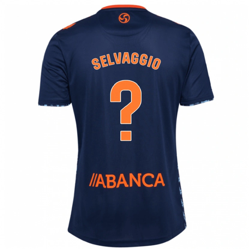 Danxen Donna Maglia Nico Selvaggio #0 Blu Navy Kit Gara Away 2024/25 Maglietta