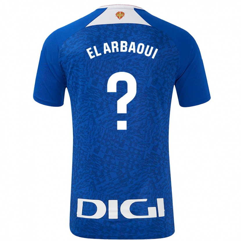 Danxen Donna Maglia Ilyas El Arbaoui #0 Blu Royal Kit Gara Away 2024/25 Maglietta