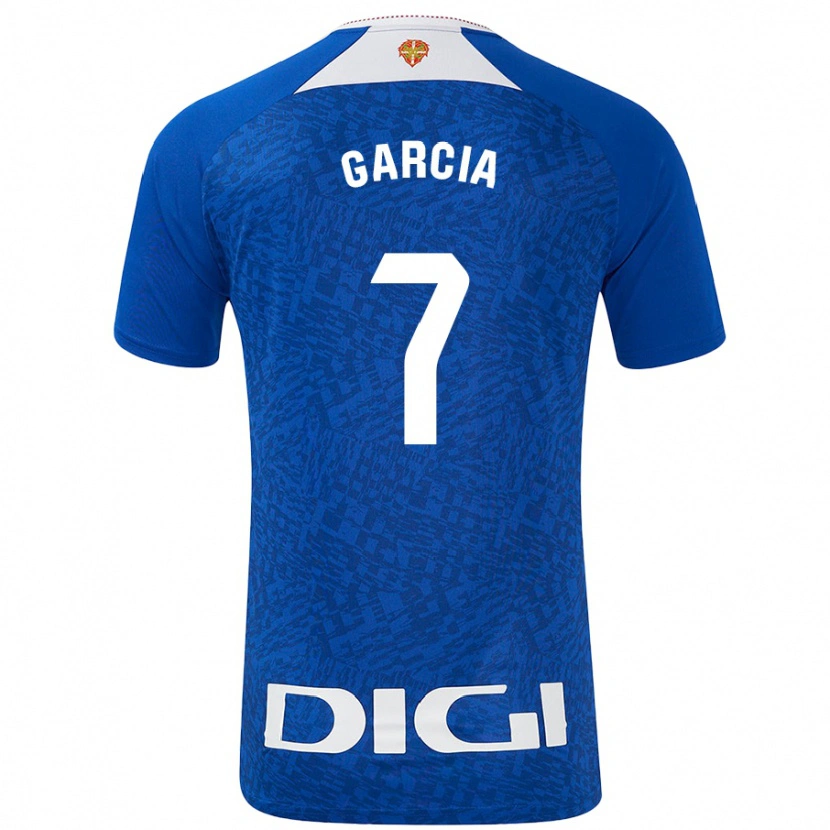 Danxen Donna Maglia Nahikari García #7 Blu Royal Kit Gara Away 2024/25 Maglietta