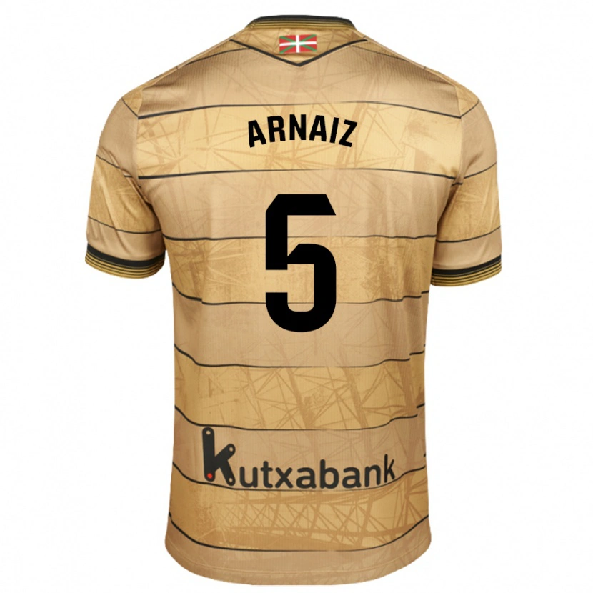 Danxen Donna Maglia Iris Arnaiz #5 Marrone Kit Gara Away 2024/25 Maglietta