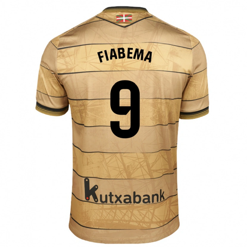 Danxen Donna Maglia Bryan Fiabema #9 Marrone Kit Gara Away 2024/25 Maglietta