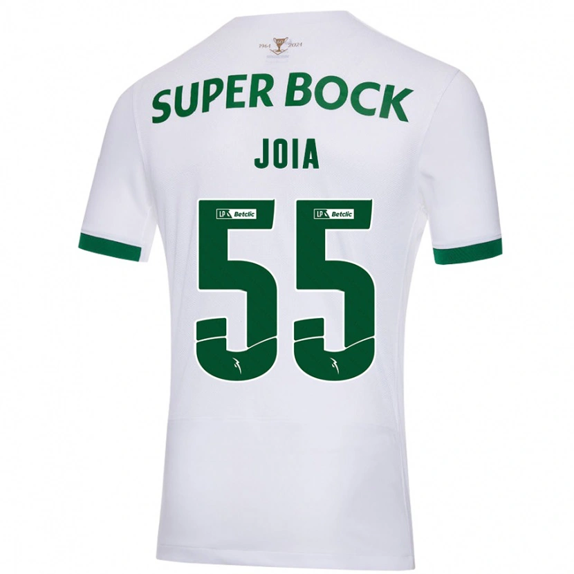 Danxen Donna Maglia Carolina Joia #55 Bianco Verde Kit Gara Away 2024/25 Maglietta