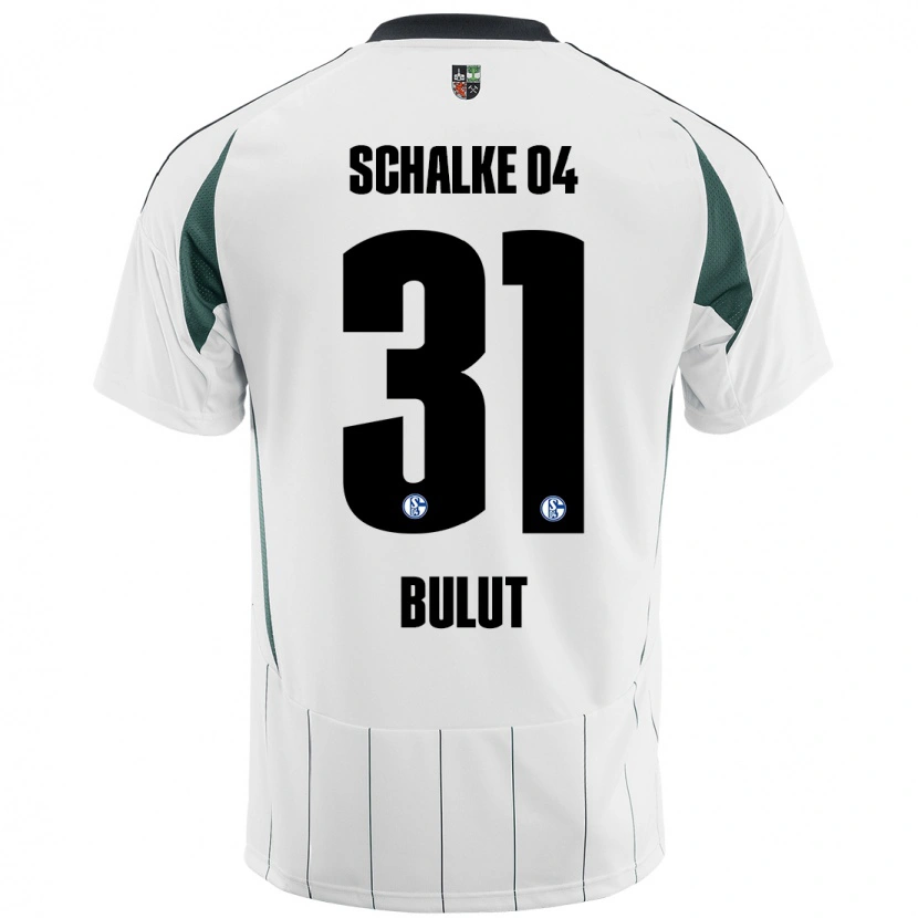Danxen Donna Maglia Taylan Bulut #31 Bianco Verde Kit Gara Away 2024/25 Maglietta