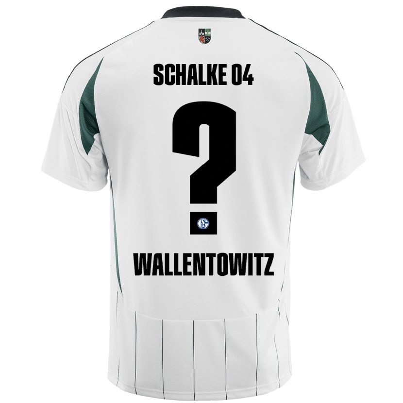 Danxen Donna Maglia Mika Wallentowitz #0 Bianco Verde Kit Gara Away 2024/25 Maglietta
