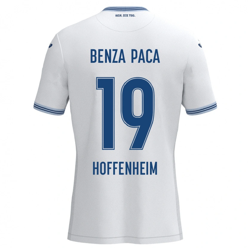 Danxen Donna Maglia Lynes Benza Paca #19 Bianco Blu Kit Gara Away 2024/25 Maglietta