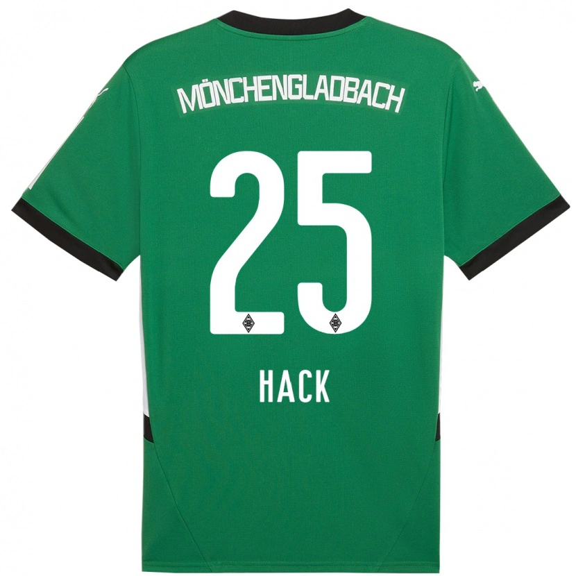 Danxen Donna Maglia Robin Hack #25 Verde Bianco Kit Gara Away 2024/25 Maglietta