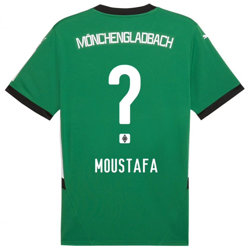 Danxen Donna Maglia Seif Moustafa #0 Verde Bianco Kit Gara Away 2024/25 Maglietta