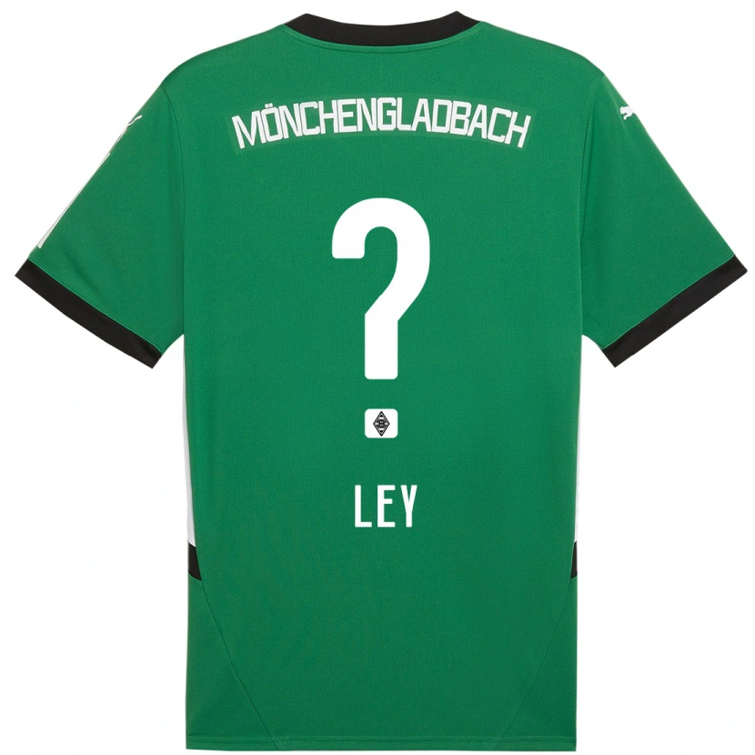 Danxen Donna Maglia Marlon Ley #0 Verde Bianco Kit Gara Away 2024/25 Maglietta