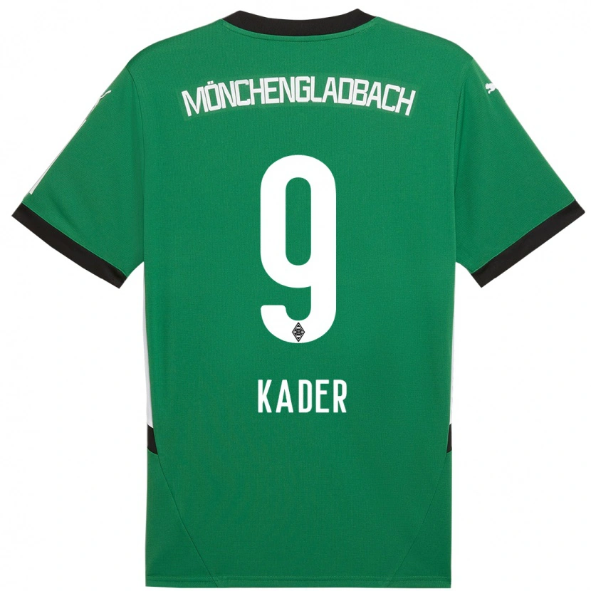 Danxen Donna Maglia Cagatay Kader #9 Verde Bianco Kit Gara Away 2024/25 Maglietta