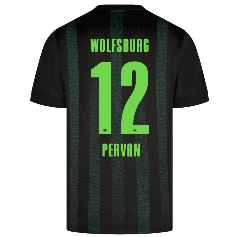 Danxen Donna Maglia Pavao Pervan #12 Verde Scuro Kit Gara Away 2024/25 Maglietta
