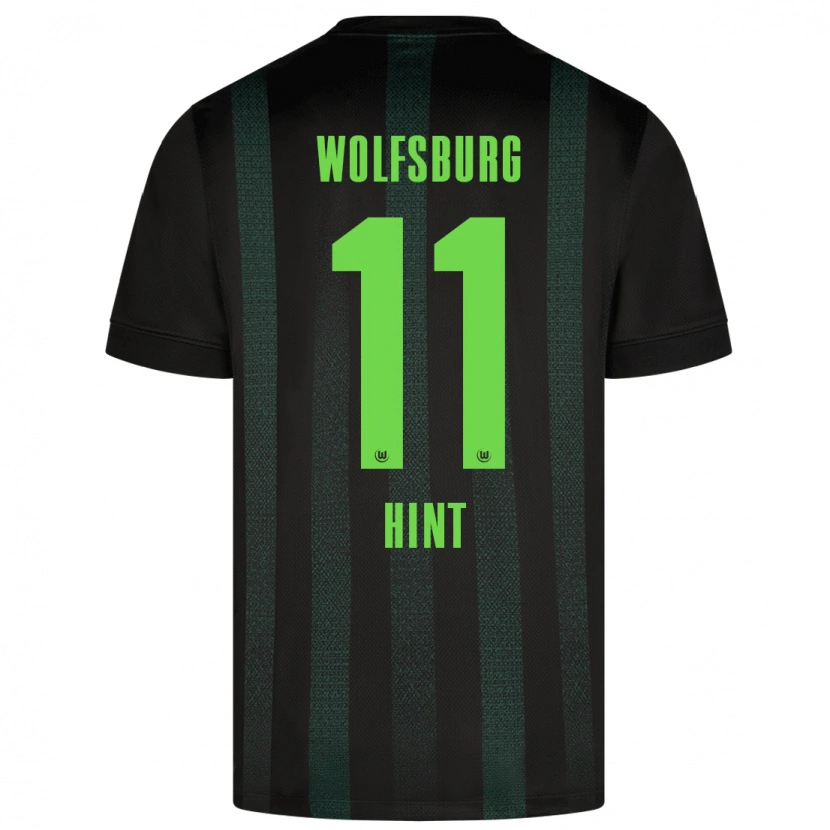 Danxen Donna Maglia Trevor Hint #11 Verde Scuro Kit Gara Away 2024/25 Maglietta