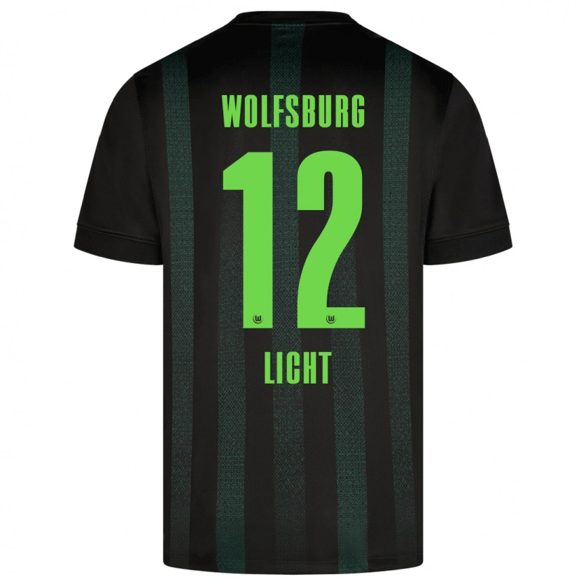 Danxen Donna Maglia Philipp Licht #12 Verde Scuro Kit Gara Away 2024/25 Maglietta