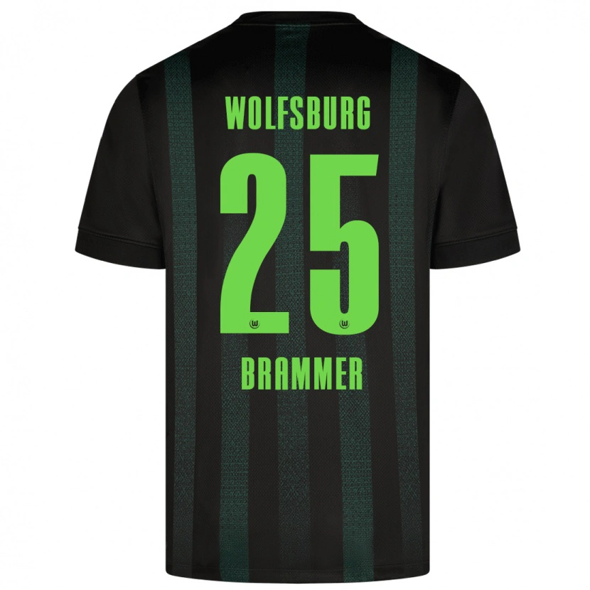 Danxen Donna Maglia Ole Brammer #25 Verde Scuro Kit Gara Away 2024/25 Maglietta