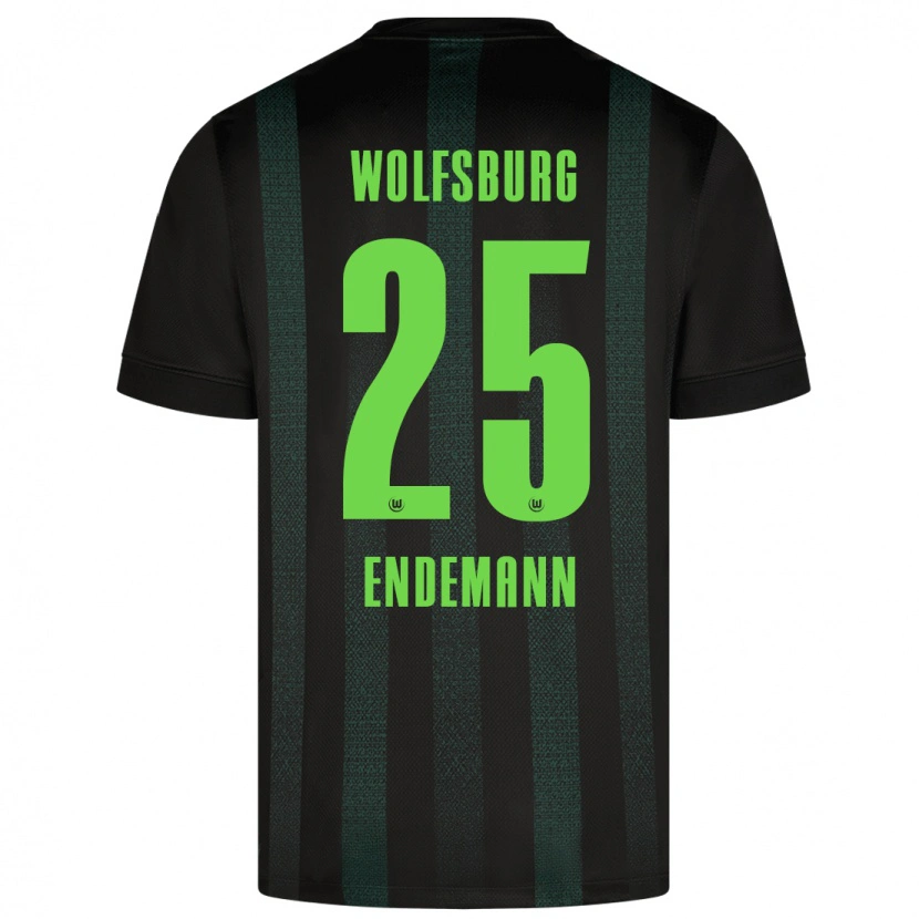 Danxen Donna Maglia Vivien Endemann #25 Verde Scuro Kit Gara Away 2024/25 Maglietta