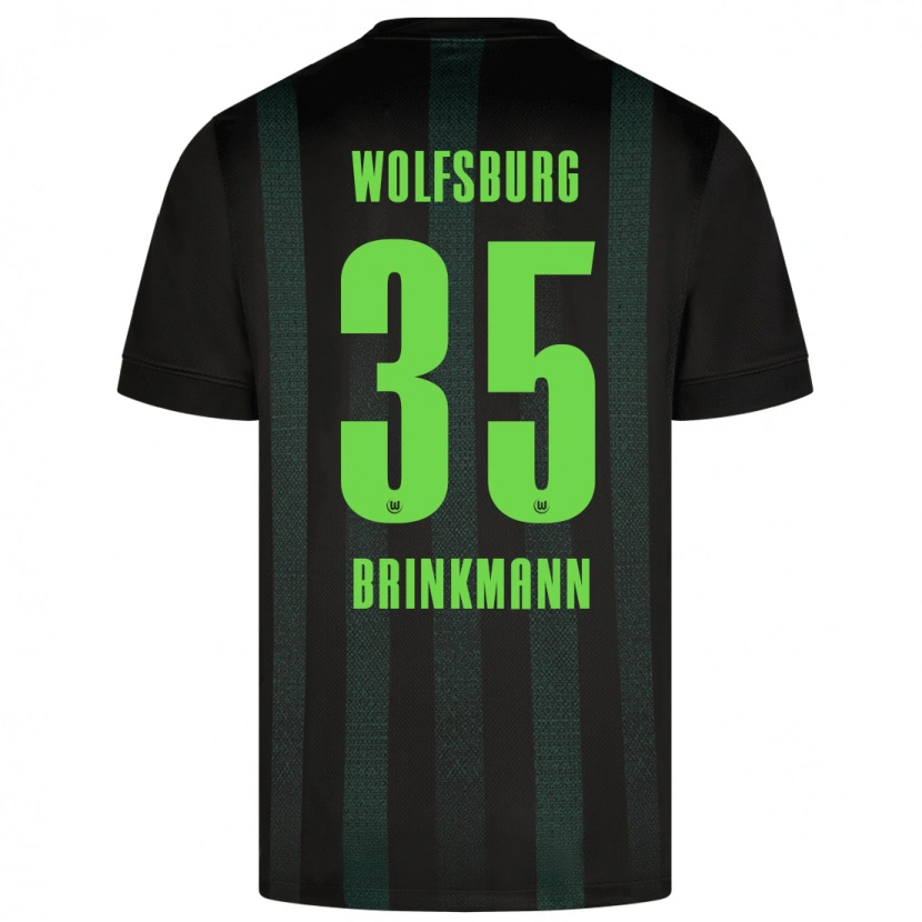 Danxen Donna Maglia Karla Brinkmann #35 Verde Scuro Kit Gara Away 2024/25 Maglietta
