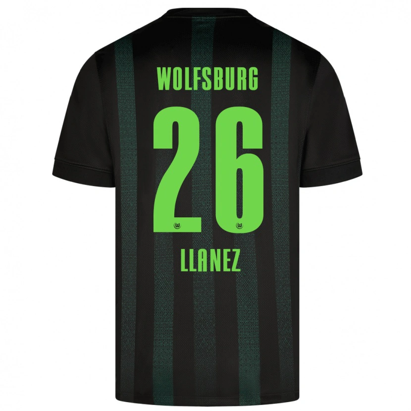 Danxen Donna Maglia Ulysses Llanez #26 Verde Scuro Kit Gara Away 2024/25 Maglietta