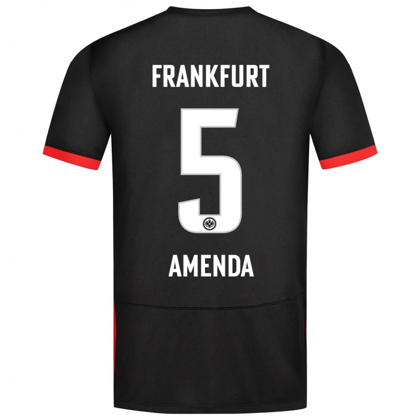 Danxen Donna Maglia Aurèle Amenda #5 Nero Kit Gara Away 2024/25 Maglietta
