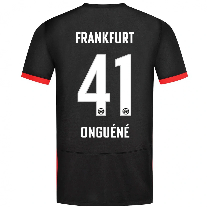 Danxen Donna Maglia Jérôme Onguéné #41 Nero Kit Gara Away 2024/25 Maglietta