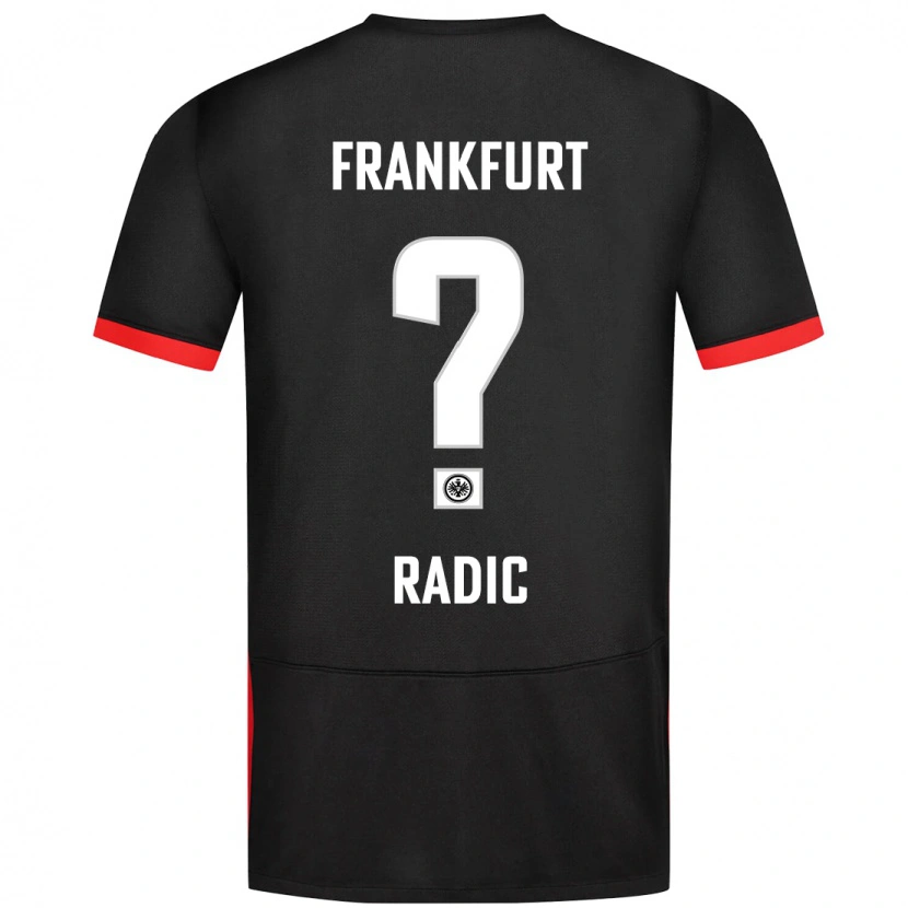 Danxen Donna Maglia Luka Radic #0 Nero Kit Gara Away 2024/25 Maglietta