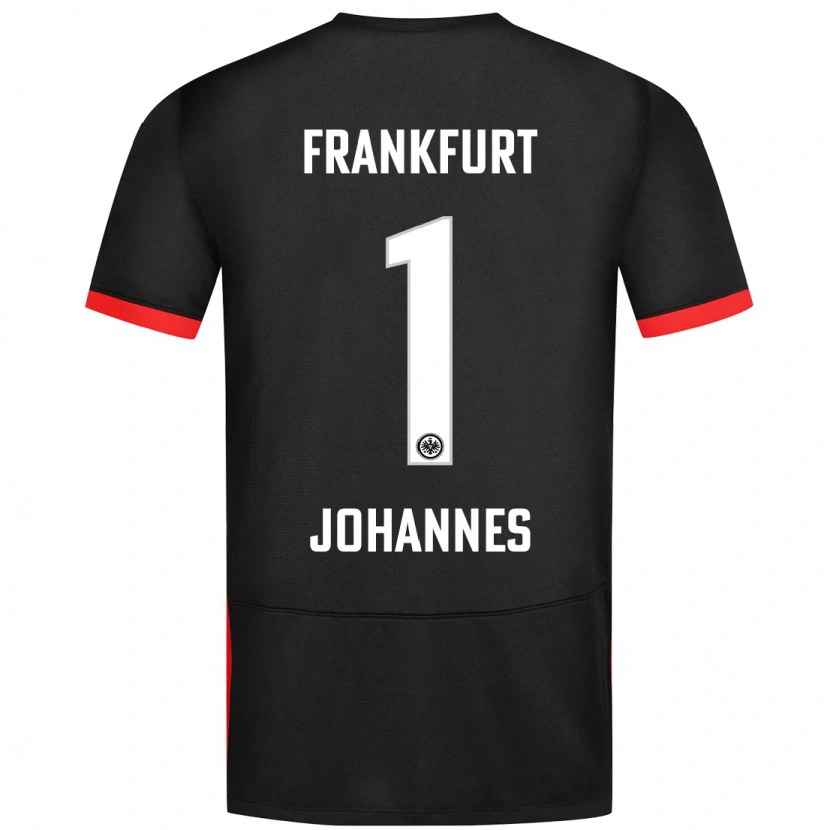 Danxen Donna Maglia Stina Johannes #1 Nero Kit Gara Away 2024/25 Maglietta