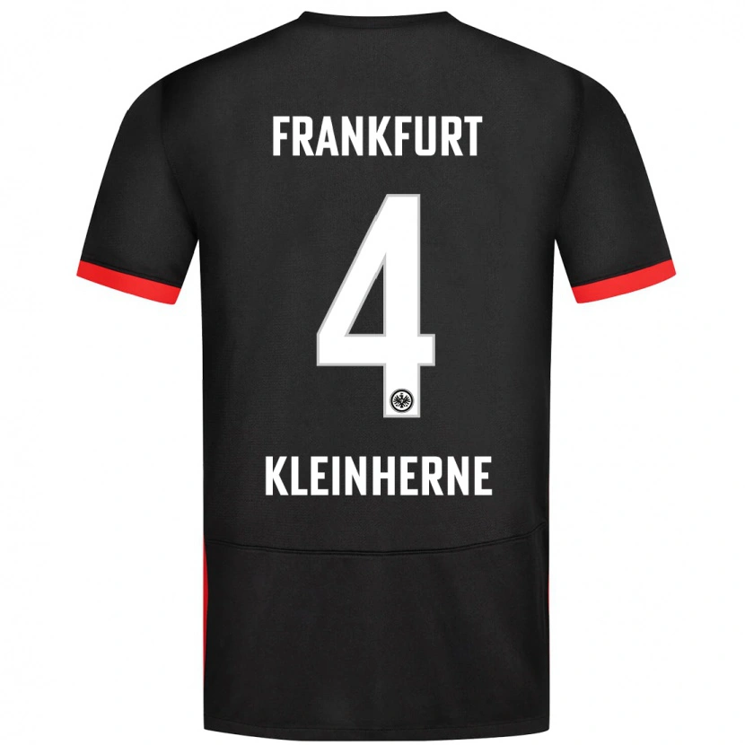 Danxen Donna Maglia Sophia Kleinherne #4 Nero Kit Gara Away 2024/25 Maglietta