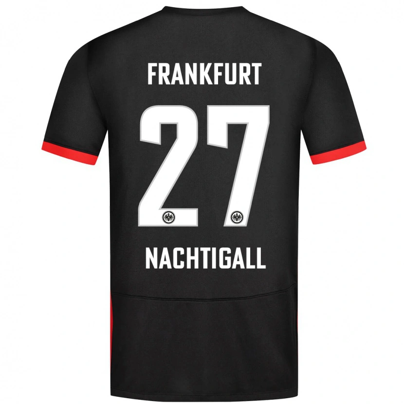 Danxen Donna Maglia Sophie Nachtigall #27 Nero Kit Gara Away 2024/25 Maglietta