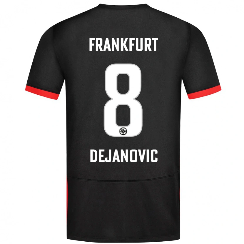 Danxen Donna Maglia Daniel Dejanovic #8 Nero Kit Gara Away 2024/25 Maglietta