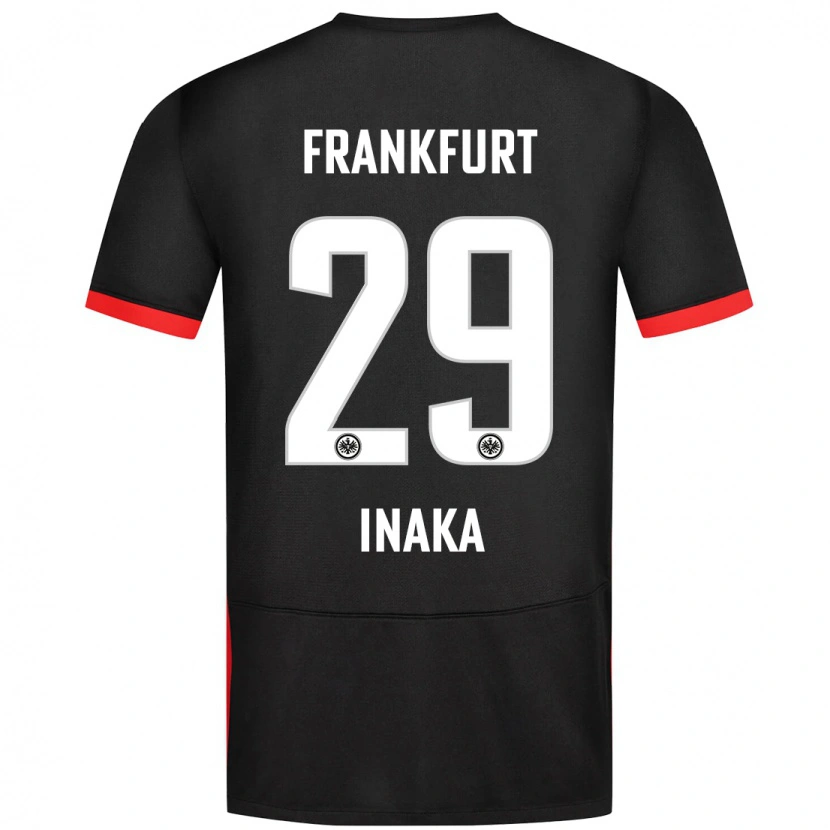 Danxen Donna Maglia Arthur Inaka #29 Nero Kit Gara Away 2024/25 Maglietta
