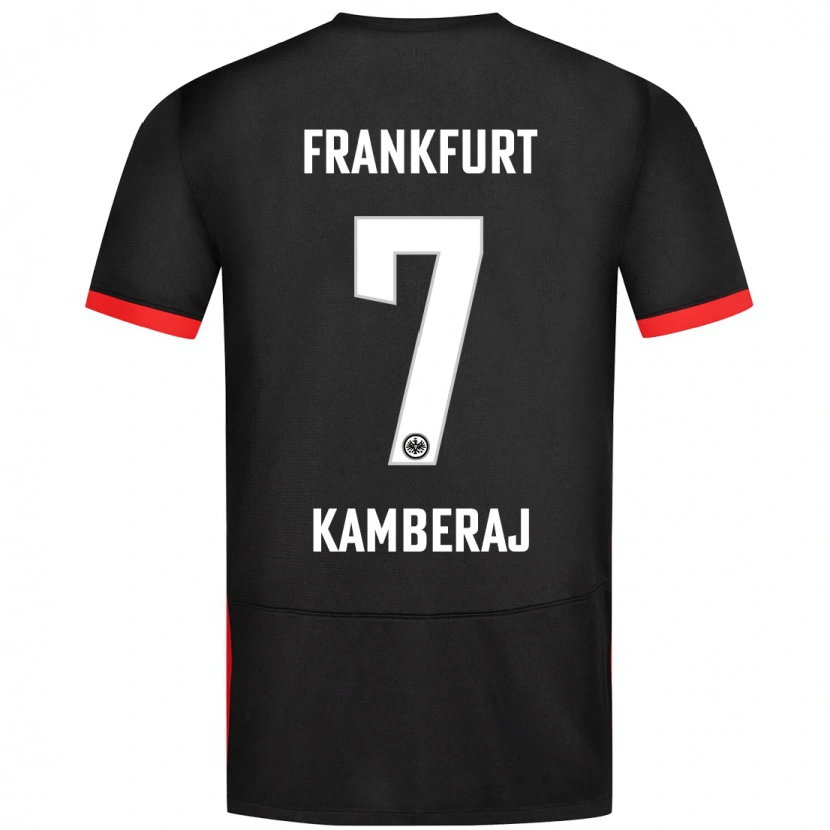 Danxen Donna Maglia Donart Kamberaj #7 Nero Kit Gara Away 2024/25 Maglietta