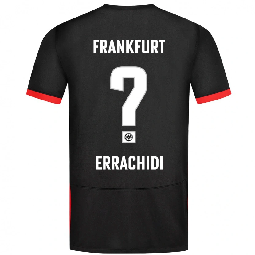 Danxen Donna Maglia Youness Errachidi #0 Nero Kit Gara Away 2024/25 Maglietta