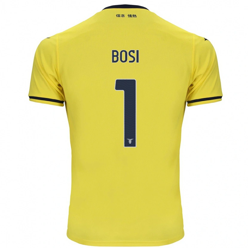 Danxen Donna Maglia Gioele Bosi #1 Giallo Kit Gara Away 2024/25 Maglietta