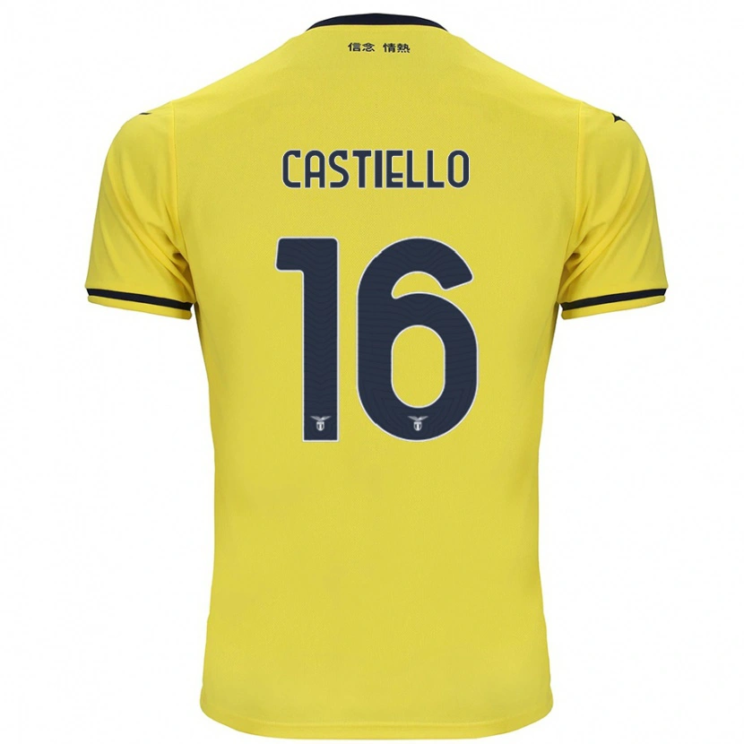 Danxen Donna Maglia Antonietta Castiello #16 Giallo Kit Gara Away 2024/25 Maglietta