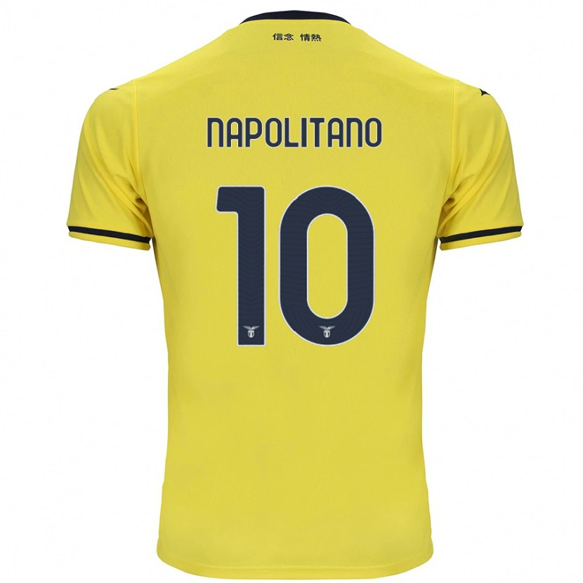 Danxen Donna Maglia Luca Napolitano #10 Giallo Kit Gara Away 2024/25 Maglietta