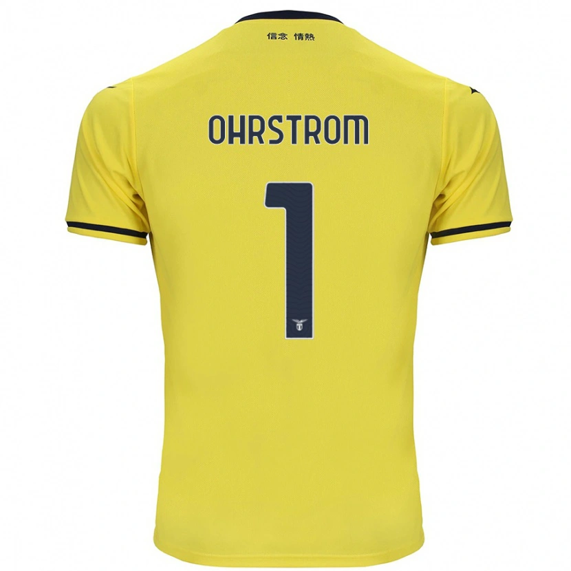 Danxen Donna Maglia Stephanie Ohrstrom #1 Giallo Kit Gara Away 2024/25 Maglietta