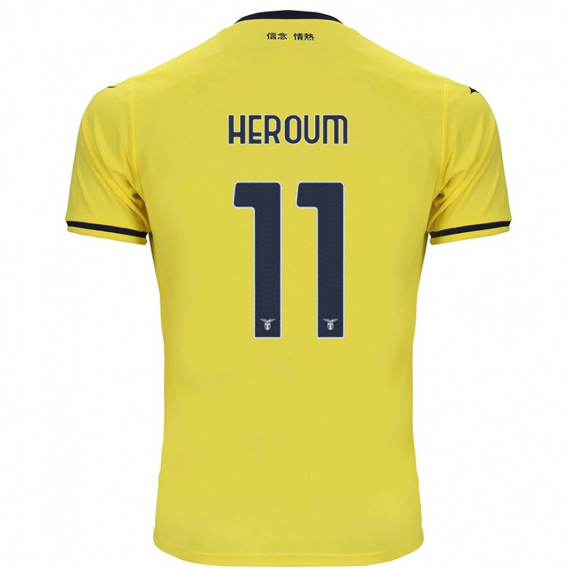 Danxen Donna Maglia Nora Heroum #11 Giallo Kit Gara Away 2024/25 Maglietta