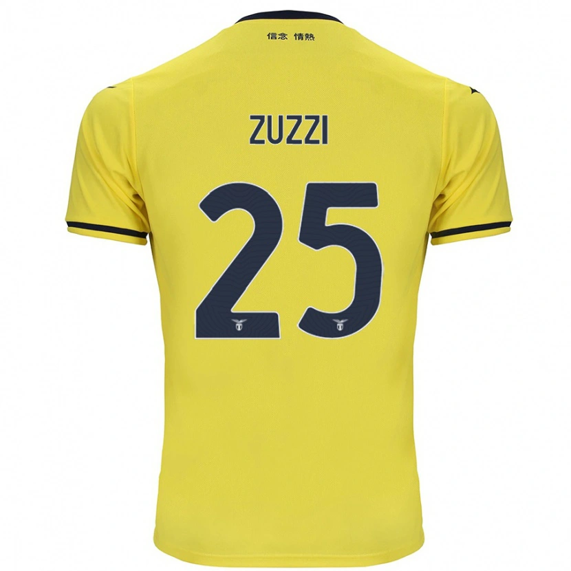 Danxen Donna Maglia Giorgia Zuzzi #25 Giallo Kit Gara Away 2024/25 Maglietta