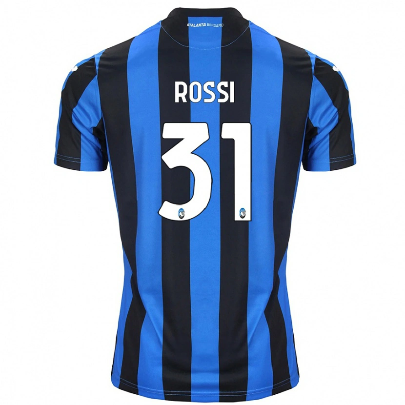 Danxen Bambino Maglia Francesco Rossi #31 Blu Nero Kit Gara Home 2024/25 Maglietta