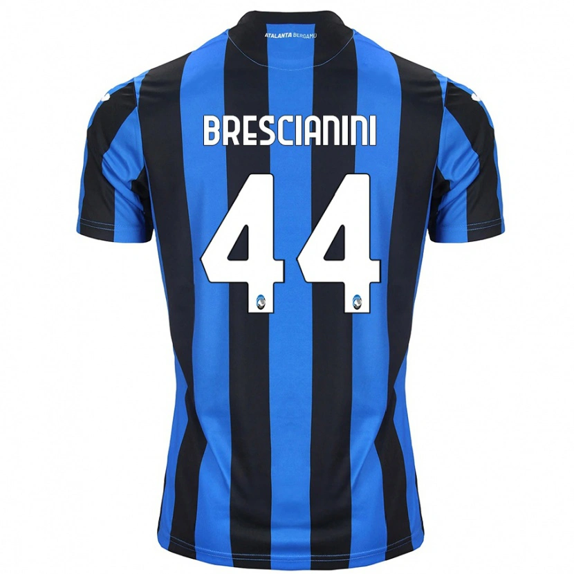 Danxen Bambino Maglia Marco Brescianini #44 Blu Nero Kit Gara Home 2024/25 Maglietta