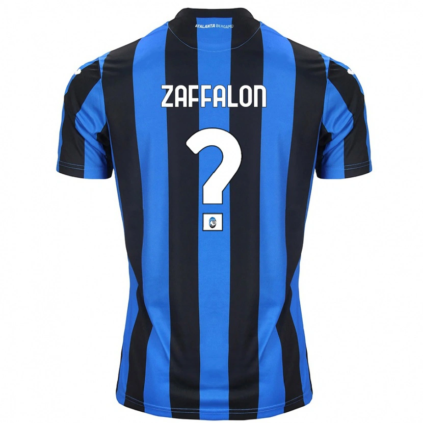 Danxen Bambino Maglia Lorenzo Zaffalon #0 Blu Nero Kit Gara Home 2024/25 Maglietta