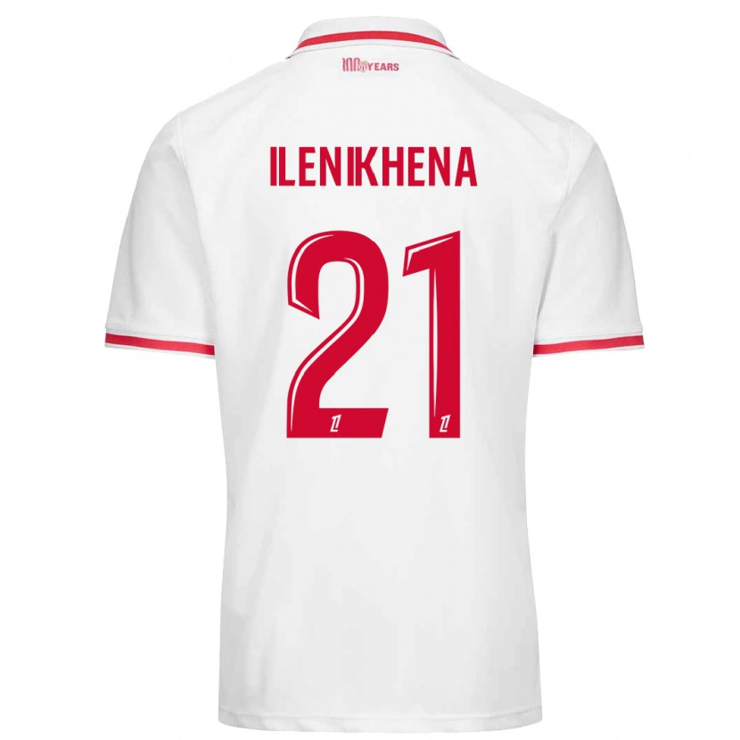 Danxen Bambino Maglia George Ilenikhena #21 Bianco Rosso Kit Gara Home 2024/25 Maglietta