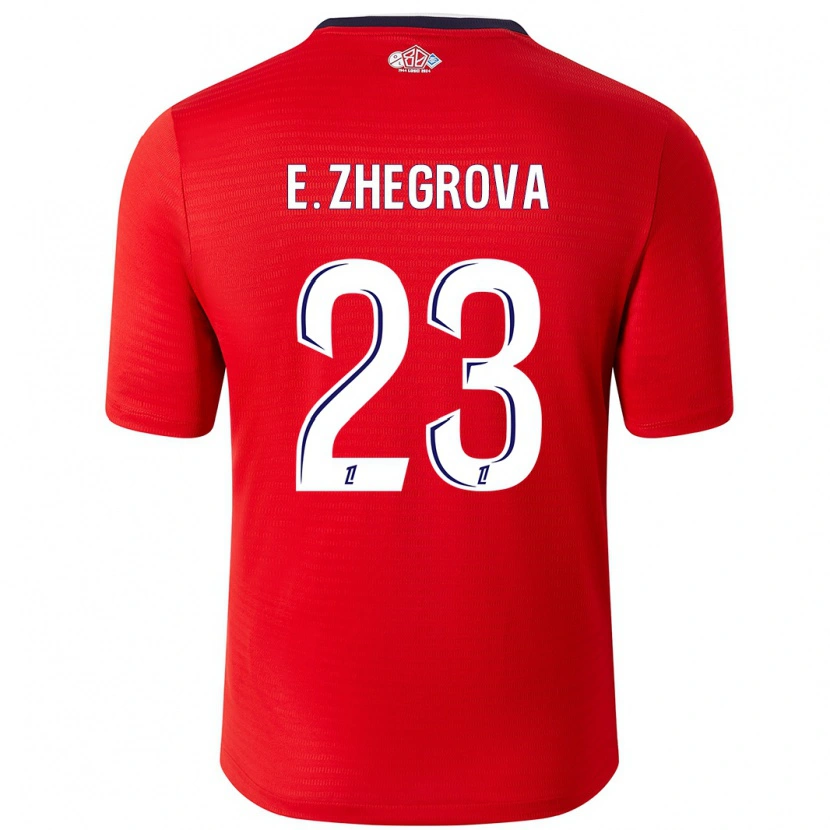Danxen Bambino Maglia Edon Zhegrova #23 Rosso Bianco Kit Gara Home 2024/25 Maglietta