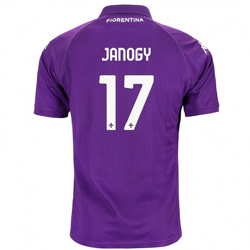 Danxen Bambino Maglia Madelen Janogy #17 Viola Kit Gara Home 2024/25 Maglietta